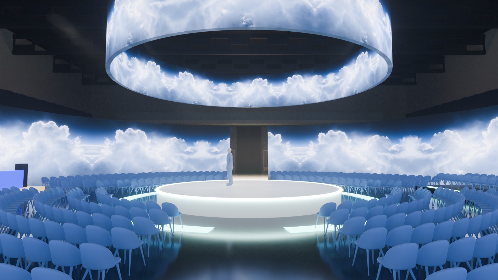 The day, the room above the clouds