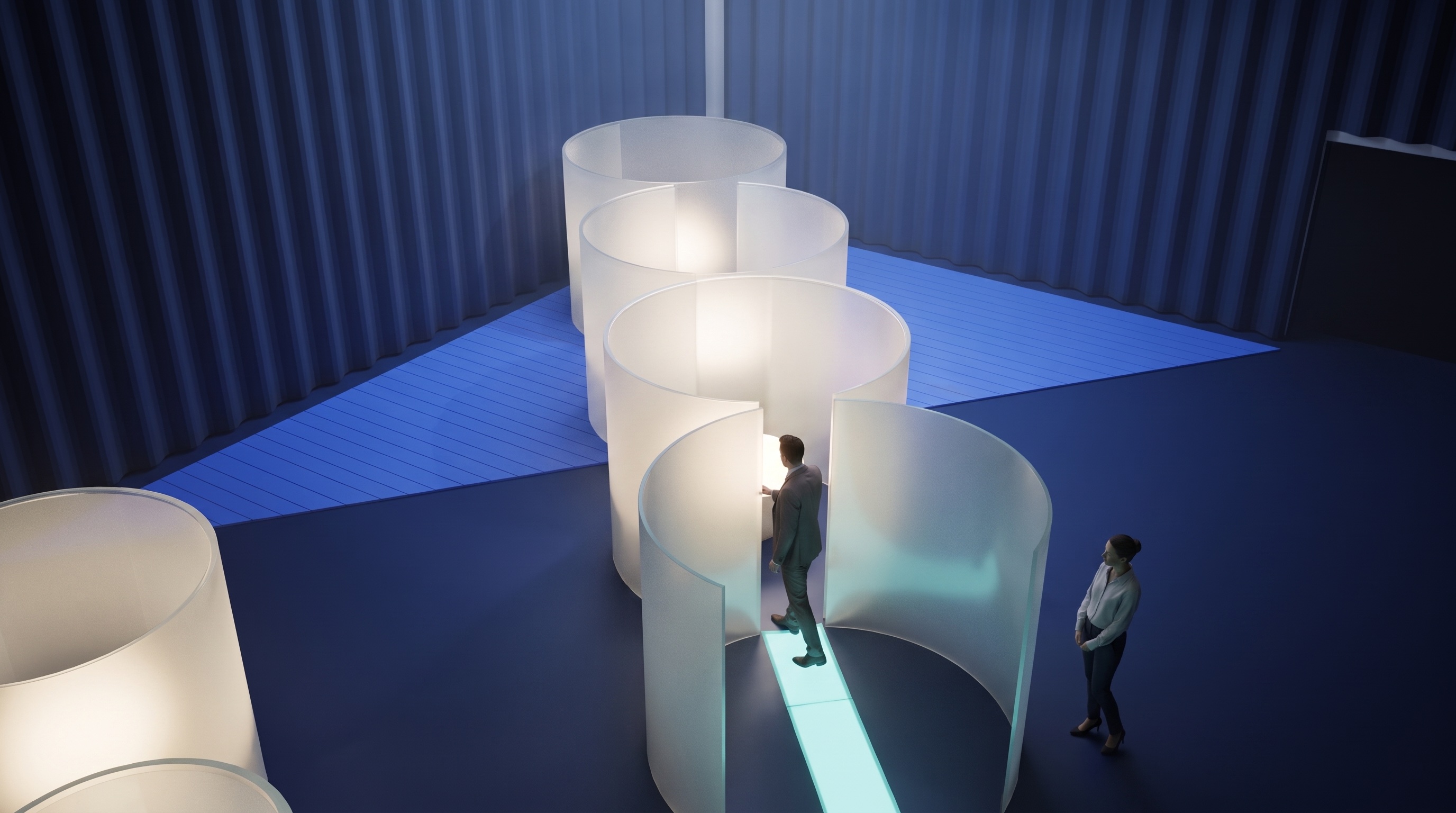 Patient Experience frosted rooms